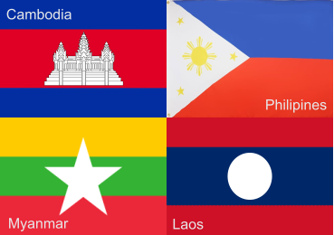 Đại diện: LAOS, CAMBODIA, MYANMAR, PHILIPINES