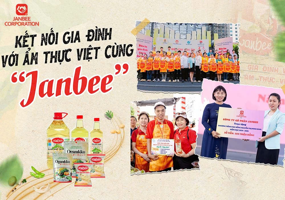 KẾT NỐI GIA ĐÌNH VỚI ẨM THỰC VIỆT CÙNG JANBEE