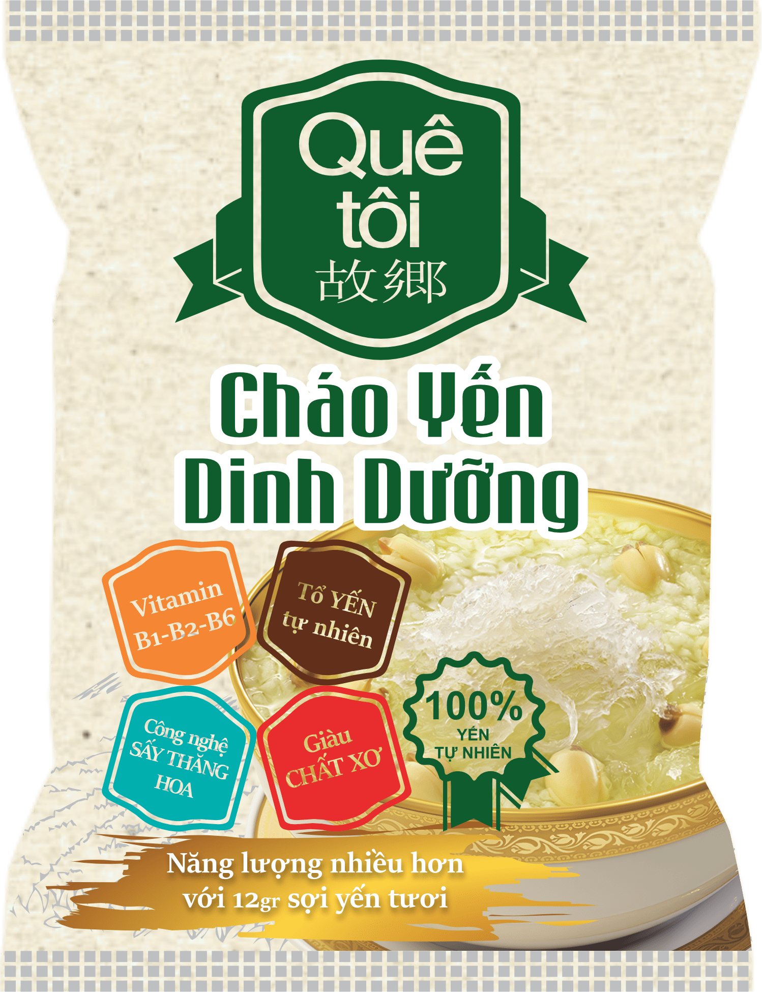 Cháo Yến Hạt sen rau cũ