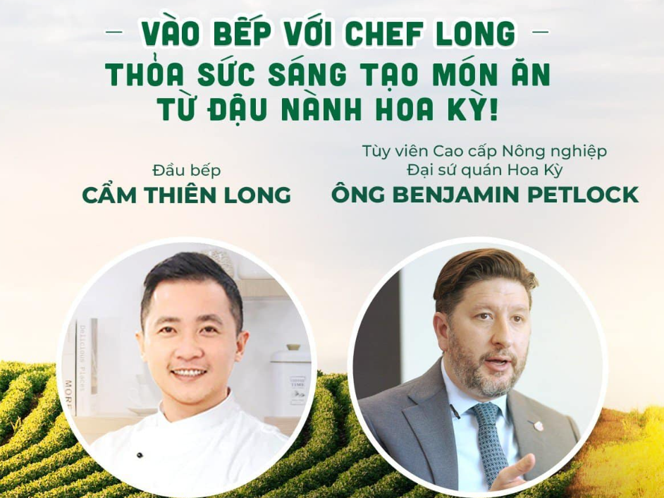 CÙNG CHEF CẨM THIÊN LONG CHẾ BIẾN MÓN NGON TỪ ĐẬU NÀNH HOA KỲ